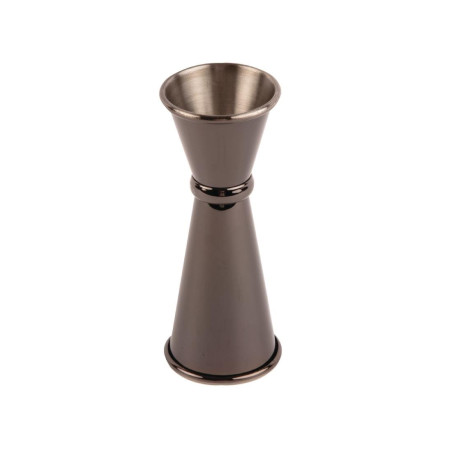 Mjerna čaša za koktele s konusnim dnom, titan siva, 25 i 50 ml - Olympia - Fourniresto