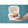 Biorazgradive hamburger kutije - P 153mm - Paket od 500 - Fiesta Green