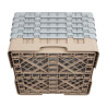 Držač za čaše s 16 odjeljaka Camrack bež-L 500 x D 500 mm - Cambro