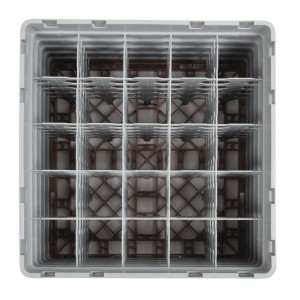 Držač za čaše s 25 odjeljaka Camrack bež-500x500mm - Cambro