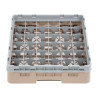 Držač za čaše s 36 odjeljaka Camrack bež - Š 500 x D 500 mm - Cambro