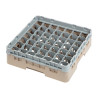 Držač za čaše s 49 odjeljaka Camrack bež - Š 500 x D 500 mm - Cambro