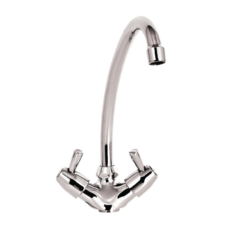 Single-hole Mixer Tap 1/4 Turn Standard Model Neck - L 300mm - FourniResto Single-hole Mixer Tap 1/4 Turn Standard Model Neck - L 300mm - FourniResto