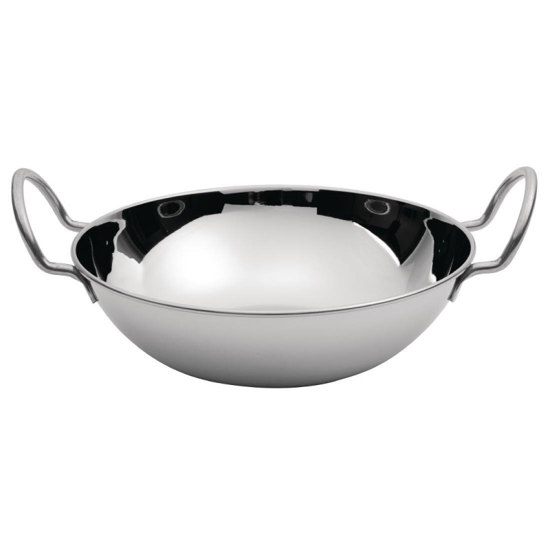 Balti Stainless Steel Dish - Ø160mm - Olympia - Fourniresto Balti Stainless Steel Dish - Ø160mm - Olympia - Fourniresto