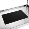 Kolica za čišćenje od nehrđajućeg čelika - 3 razine - L 710 X P 405mm - 128Kg - Vogue