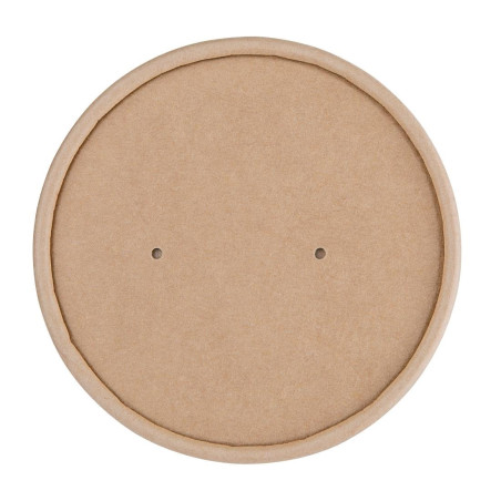 Paper Lids for Soup Pots - Ø 100 mm - Pack of 500 - Fiesta Green