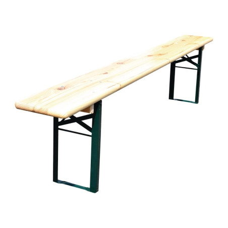 Sklapajuća klupa s jelovim pladnjem 220 x 25cm - FourniResto - Fourniresto