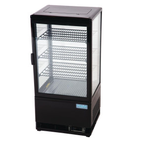 Vitrine Réfrigérée Positive Noire Série C - 68 L - Polar