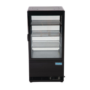Vitrine Réfrigérée Positive Noire Série C - 68 L - Polar