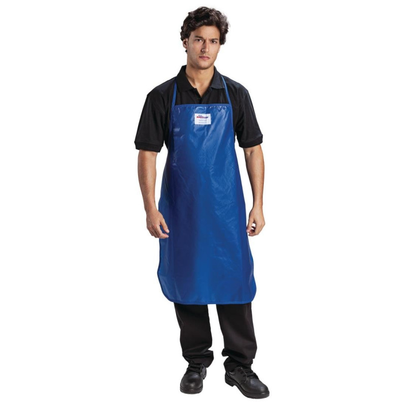 Nylon Blue Bib Apron - FourniResto - Fourniresto Nylon Blue Bib Apron - FourniResto - Fourniresto