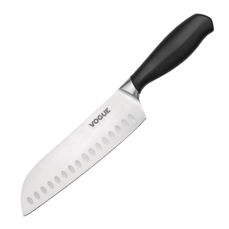 Couteau Santoku Soft Grip - 180mm - Vogue Couteau Santoku Soft Grip - 180mm - Vogue