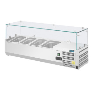 Hladna vitrina za sastojke 3X GN 1/3 i 1X GN 1/2 serija G - Polar - Fourniresto