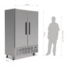 Hladnjak s negativnim temperaturama s 2 vrata serije G - 960L - Polar - Fourniresto