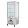 Vitrina za kolače od nehrđajućeg čelika s 1 staklenim vratima serije G - 400L - Polar - Fourniresto