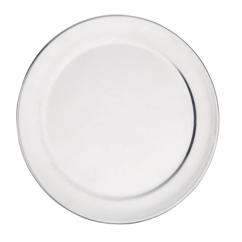 Aluminum pizza plate with wide rim - Ø200mm - Vogue - Fourniresto