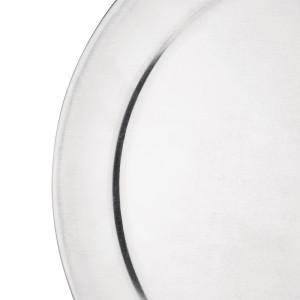 Ploča za pizzu od aluminija s širokim rubom - Ø200mm - Vogue - Fourniresto