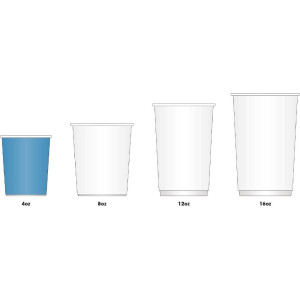 Plastični jednokratni crni espresso čaše - 120ml - Paket od 1000 - Fiesta