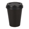Plastični čaše za tople napitke crne boje 340ml - Paket od 50 - Fiesta