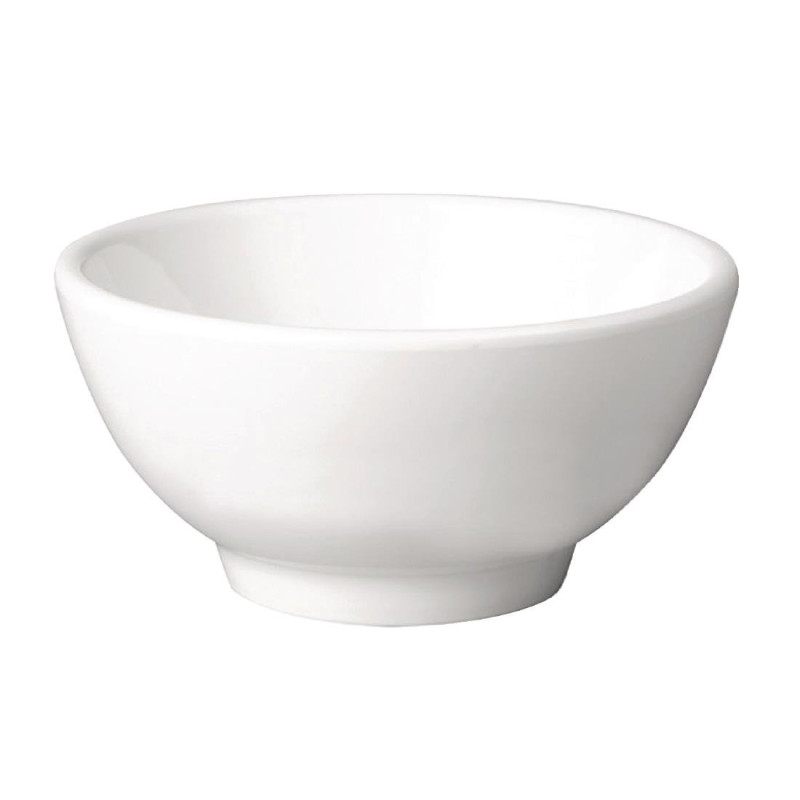 Bijeli okrugli tanjur od čistog melamina - Ø130mm - APS - Fourniresto Bijeli okrugli tanjur od čistog melamina - Ø130mm - APS - Fourniresto