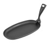 Lijevano željezno posuđe ovalnog oblika 240x140mm - Olympia - Fourniresto