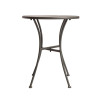 Bistro stol od čelične rešetke - sivi - 600 mm - Bolero - Fourniresto