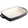 Plat en Fonte Rectangulaire Noir - 2,8L - Vogue