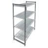 Jedinica s 4 polica s prozračnim rešetkama - Š 1530 x D 460 mm - Cambro
