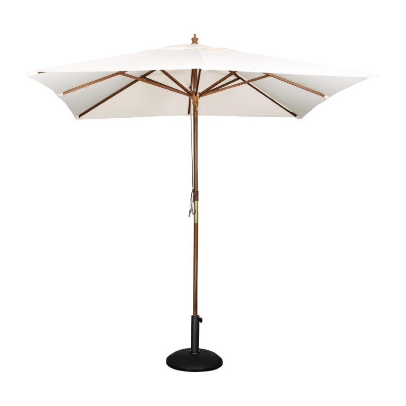 Parasol Carré Écru - L 2500 x P 2500mm - Bolero Parasol Carré Écru - L 2500 x P 2500mm - Bolero