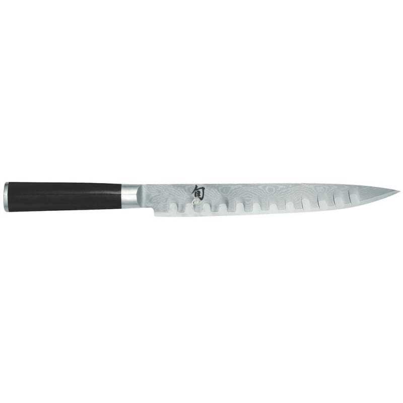 Couteau à Jambon Damas Shun Lame Alvéolée 23 cm KAI Couteau à Jambon Damas Shun Lame Alvéolée 23 cm KAI