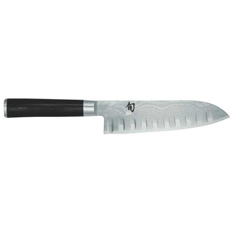 Couteau Santoku Lame Alvéolée Damas Shun 18 cm - Japanski noževi KAI
