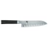Couteau Santoku Lame Alvéolée Damas Shun 18 cm - Couteaux Japonais KAI
