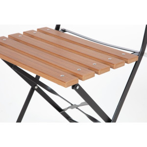 Stolice bistro od imitacije drva - Set od 2 - Bolero - Fourniresto