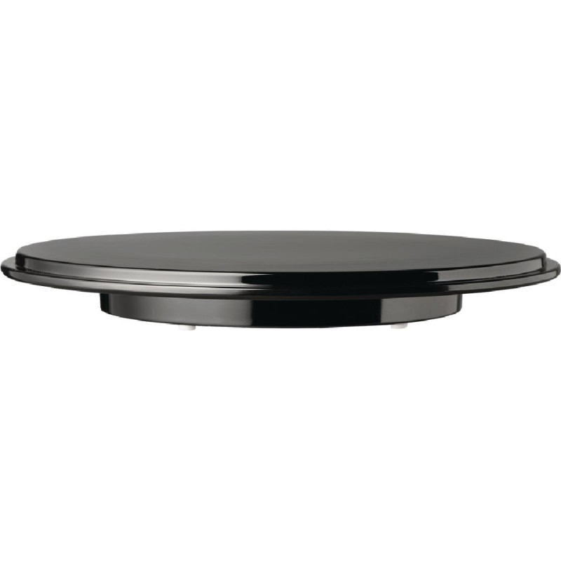 Pladanj za kolače od melamina Pure crni - Ø310mm - APS - Fourniresto Pladanj za kolače od melamina Pure crni - Ø310mm - APS - Fourniresto