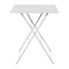 Square steel terrace table - grey - 600mm - Bolero - Fourniresto