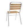 Bistro stolice jasen i aluminij - Set od 4 - Bolero - Fourniresto