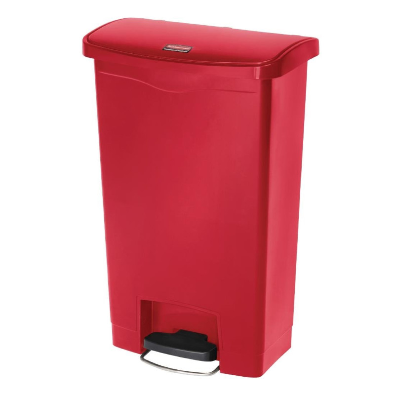Koš za smeće s pedalom Slim Jim crveni - 50L - Rubbermaid Koš za smeće s pedalom Slim Jim crveni - 50L - Rubbermaid
