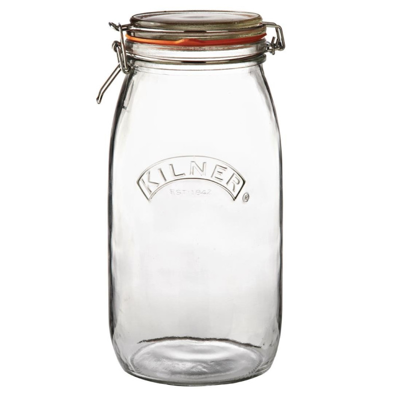 Canning Jar with Clip - 3L - FourniResto - Fourniresto Canning Jar with Clip - 3L - FourniResto - Fourniresto