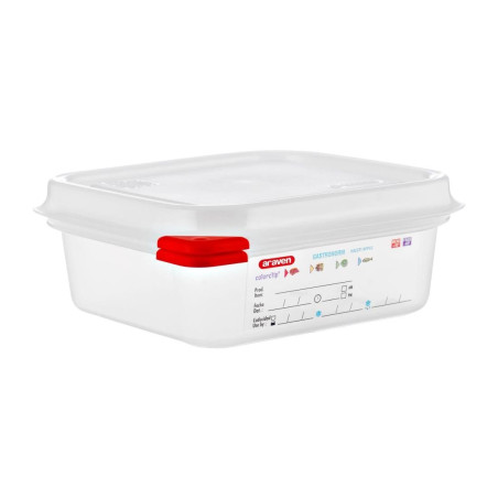 Kutija za hranu GN1/6 - 1,1L - Paket od 4 - Araven - Fourniresto