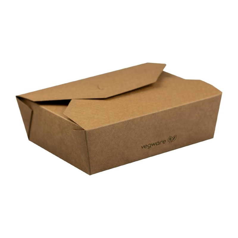 Food Cartons N°5 - 1.05L - Pack of 150 - Vegware Food Cartons N°5 - 1.05L - Pack of 150 - Vegware