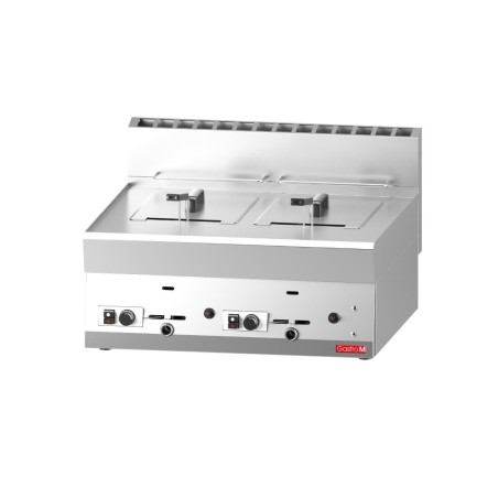 Friteza na plin 2 x 8L - Š 650 mm - Gastro M