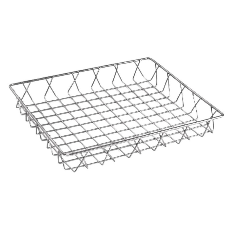 Košara za prezentaciju od nehrđajućeg čelika 350 x 300 x 50mm - Olympia - Fourniresto Košara za prezentaciju od nehrđajućeg čelika 350 x 300 x 50mm - Olympia - Fourniresto
