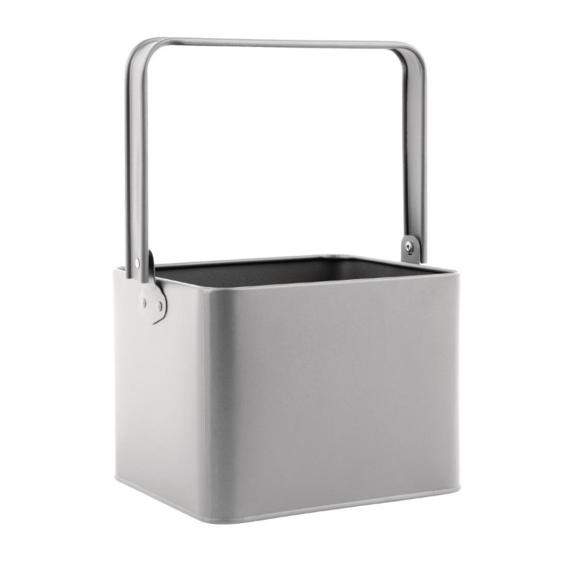 Panier de table galvanisé gris - 180x155x135mm - Olympia - Fourniresto Panier de table galvanisé gris - 180x155x135mm - Olympia - Fourniresto
