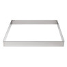 Square Tart Ring in Stainless Steel - L 200 x W 200mm- De Buyer