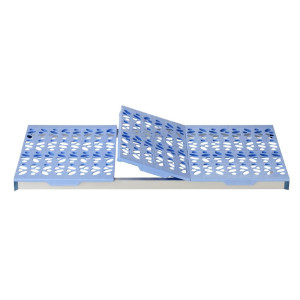 Modularna polica u kutu s 4 razine - Š 649 x D 500mm - Tournus