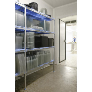 Modularna polica u kutu s 4 razine - Š 649 x D 500mm - Tournus