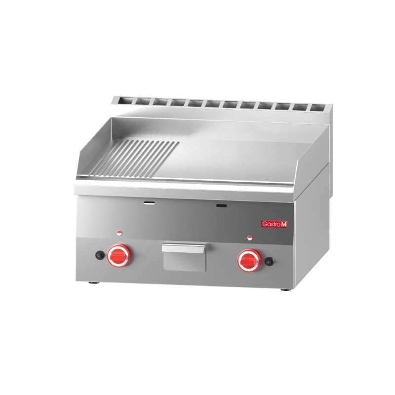 Plinska ploča za pečenje Poluglata Polurebrasta - Š 600 x D 600mm - Gastro M Plinska ploča za pečenje Poluglata Polurebrasta - Š 600 x D 600mm - Gastro M