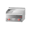 Plinska ploča za pečenje Poluglata Polurebrasta - Š 600 x D 600mm - Gastro M