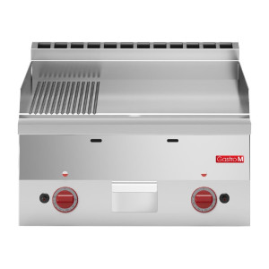 Plinska ploča za pečenje Poluglata Polurebrasta - Š 600 x D 600mm - Gastro M
