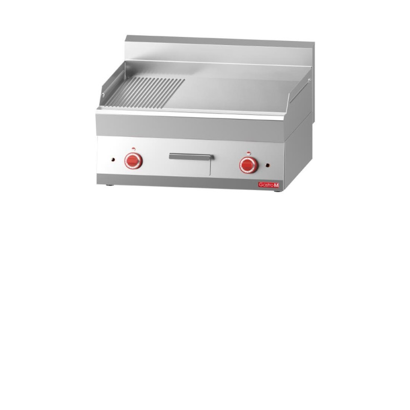 Plancha Électrique avec Plaque Demie Lisse Demie Rainurée - L 700 x P 650 mm - Gastro M - Fourniresto Plancha Électrique avec Plaque Demie Lisse Demie Rainurée - L 700 x P 650 mm - Gastro M - Fourniresto