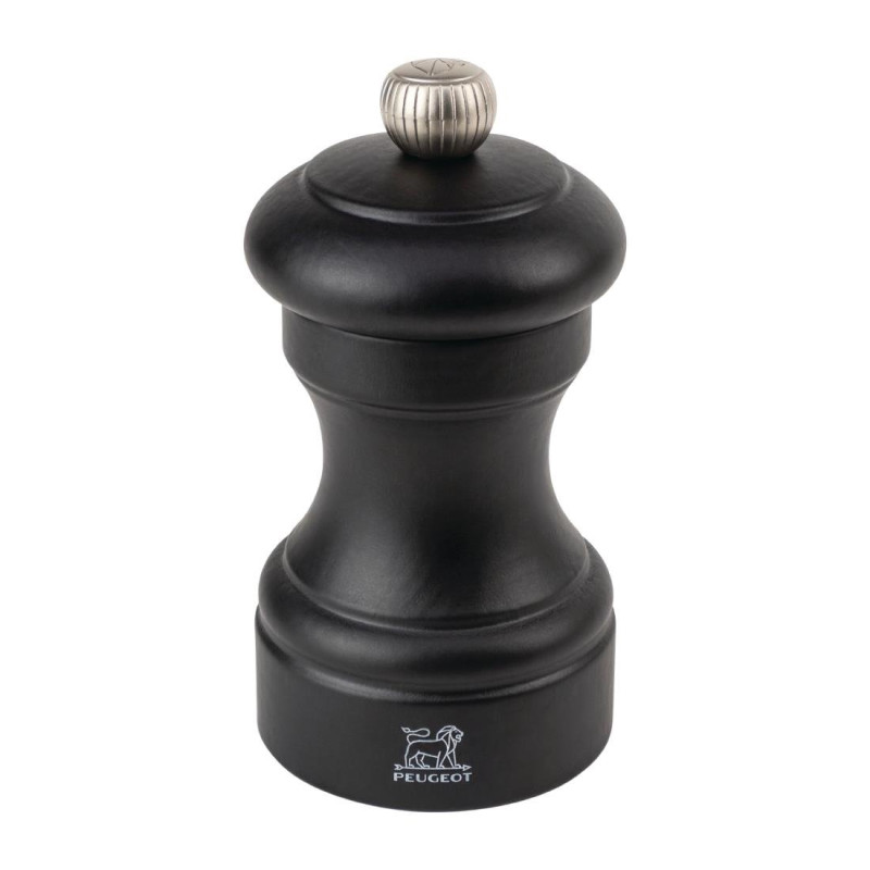 Moulin à poivre Bistro bois foncé 100mm - Peugeot - Fourniresto Moulin à poivre Bistro bois foncé 100mm - Peugeot - Fourniresto